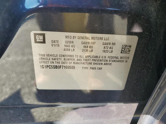 Photo 11 VIN: 1G1PC5SB0F7169509 - CHEVROLET CRUZE LT 