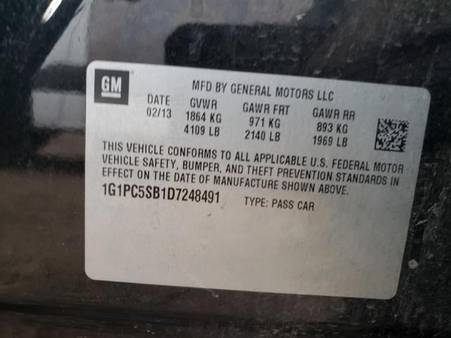 Photo 11 VIN: 1G1PC5SB1D7248491 - CHEVROLET CRUZE 