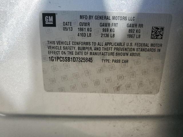 Photo 11 VIN: 1G1PC5SB1D7325845 - CHEVROLET CRUZE 