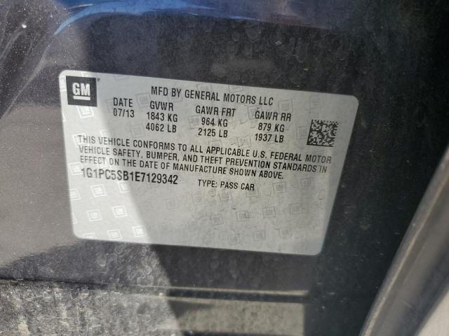 Photo 11 VIN: 1G1PC5SB1E7129342 - CHEVROLET CRUZE LT 