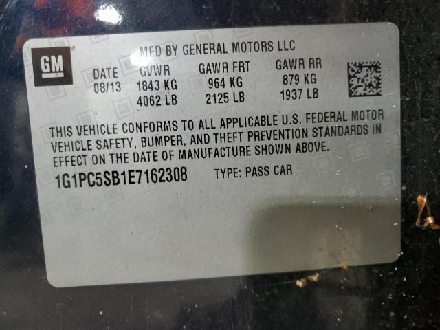 Photo 11 VIN: 1G1PC5SB1E7162308 - CHEVROLET CRUZE LT 