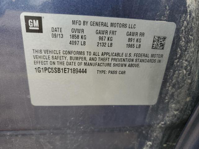 Photo 11 VIN: 1G1PC5SB1E7189444 - CHEVROLET CRUZE LT 