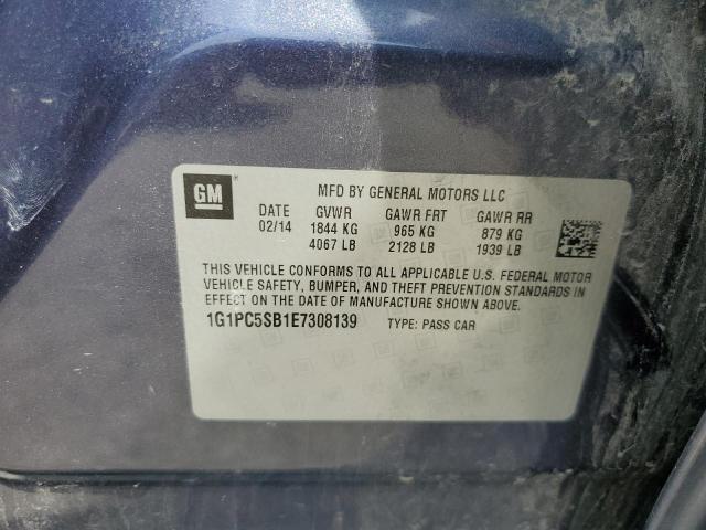 Photo 12 VIN: 1G1PC5SB1E7308139 - CHEVROLET CRUZE LT 