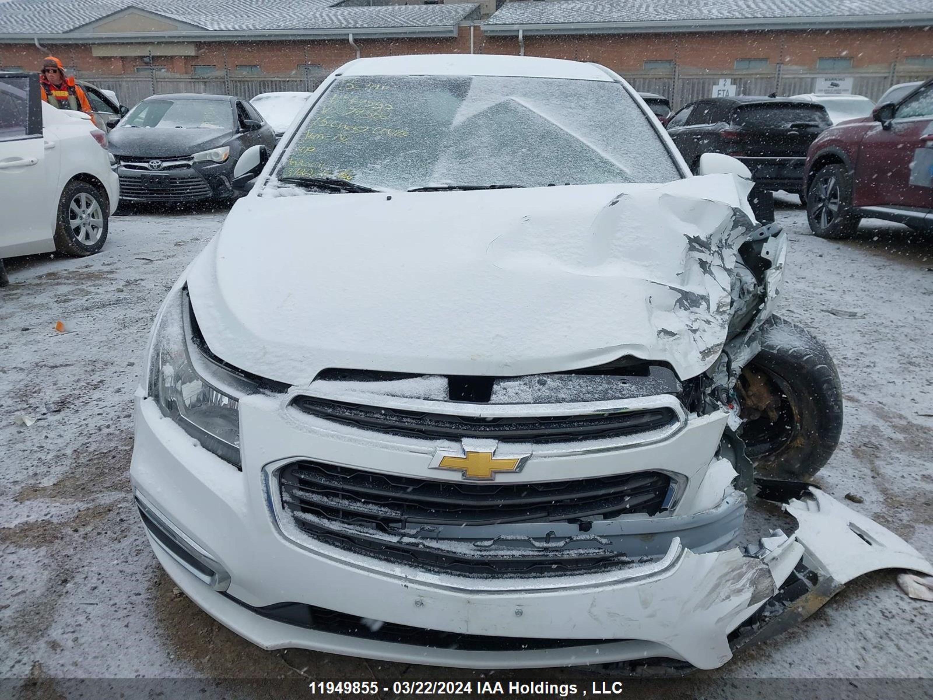 Photo 11 VIN: 1G1PC5SB1F7279582 - CHEVROLET CRUZE 