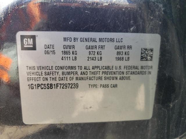 Photo 11 VIN: 1G1PC5SB1F7297239 - CHEVROLET CRUZE 