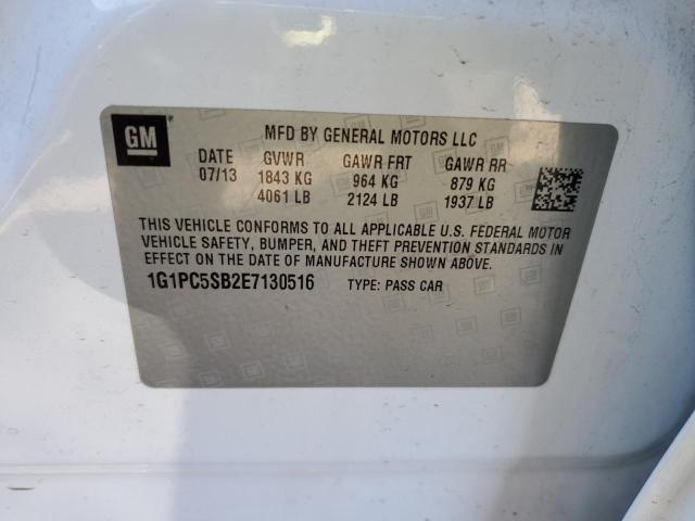 Photo 11 VIN: 1G1PC5SB2E7130516 - CHEVROLET CRUZE LT 