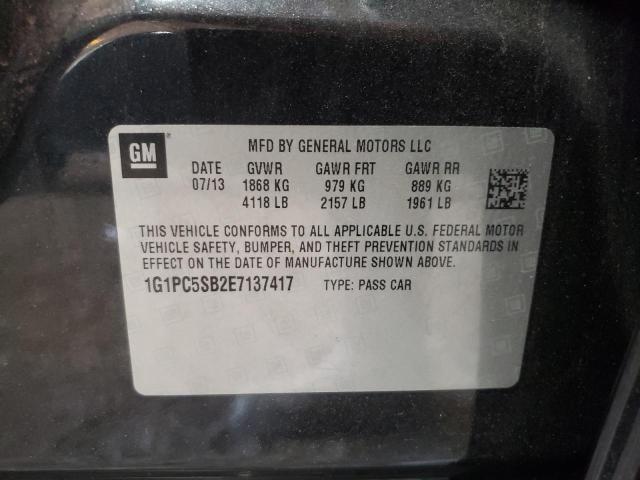 Photo 11 VIN: 1G1PC5SB2E7137417 - CHEVROLET CRUZE 