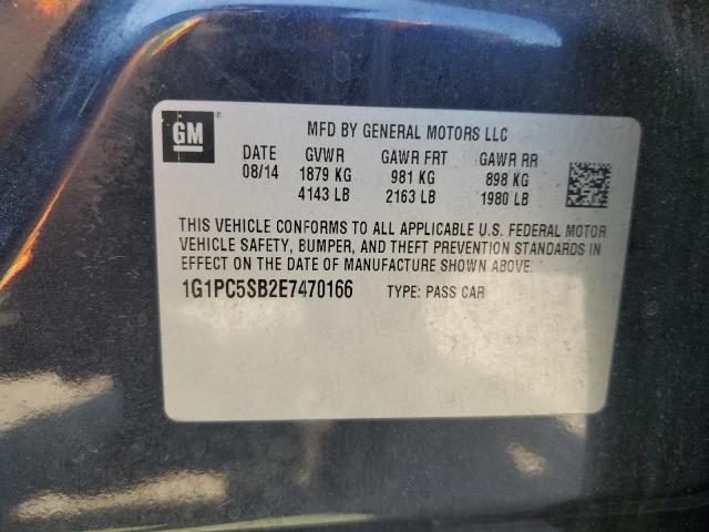 Photo 11 VIN: 1G1PC5SB2E7470166 - CHEVROLET CRUZE LT 