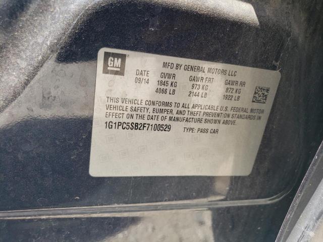 Photo 11 VIN: 1G1PC5SB2F7100529 - CHEVROLET CRUZE LT 