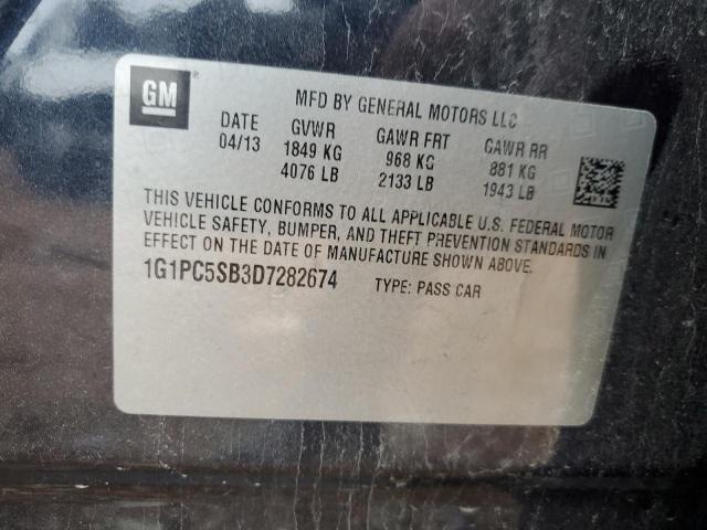 Photo 11 VIN: 1G1PC5SB3D7282674 - CHEVROLET CRUZE 