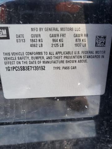 Photo 11 VIN: 1G1PC5SB3E7139192 - CHEVROLET CRUZE LT 