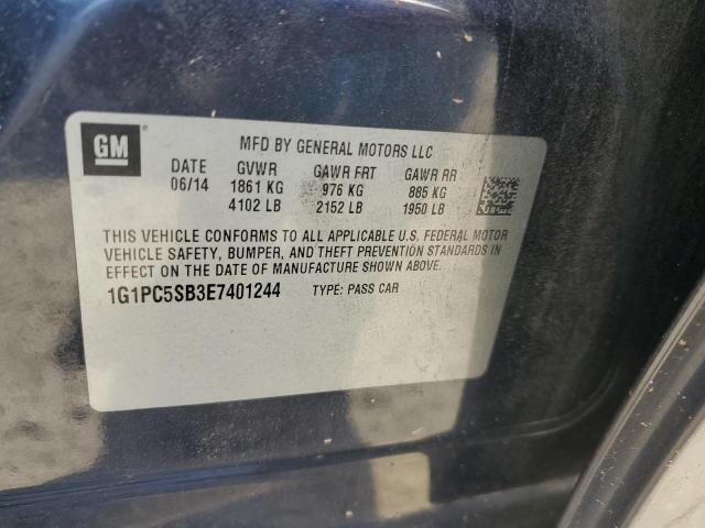 Photo 11 VIN: 1G1PC5SB3E7401244 - CHEVROLET CRUZE LT 