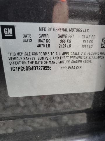 Photo 11 VIN: 1G1PC5SB4D7279556 - CHEVROLET CRUZE LT 