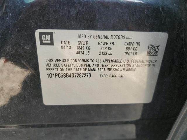 Photo 11 VIN: 1G1PC5SB4D7287270 - CHEVROLET CRUZE 