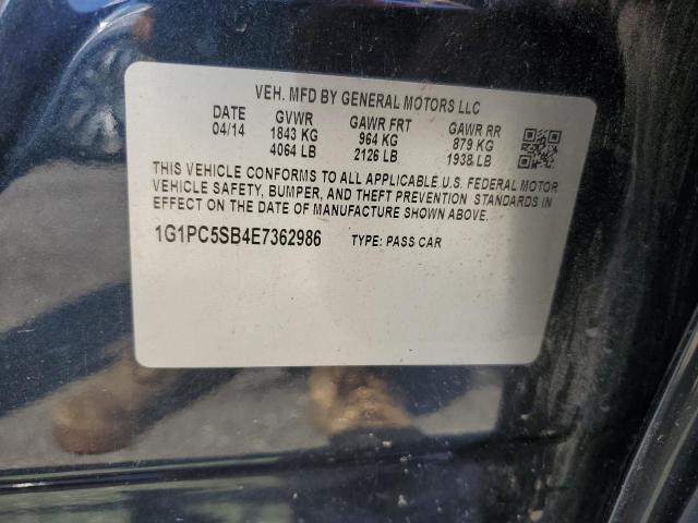 Photo 11 VIN: 1G1PC5SB4E7362986 - CHEVROLET CRUZE 