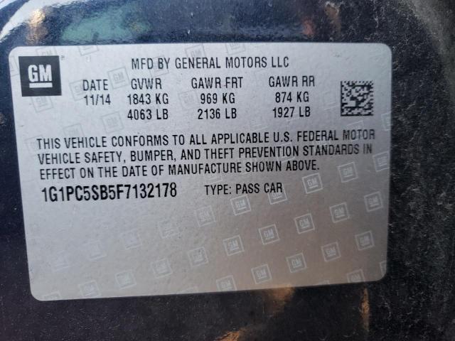 Photo 11 VIN: 1G1PC5SB5F7132178 - CHEVROLET CRUZE LT 