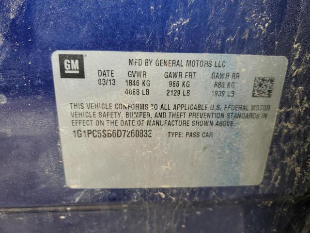 Photo 11 VIN: 1G1PC5SB6D7260832 - CHEVROLET CRUZE 