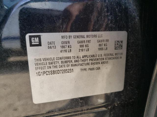 Photo 9 VIN: 1G1PC5SB6D7285231 - CHEVROLET CRUZE LT 