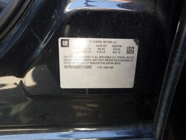 Photo 9 VIN: 1G1PC5SB6E7115260 - CHEVROLET CRUZE LT 