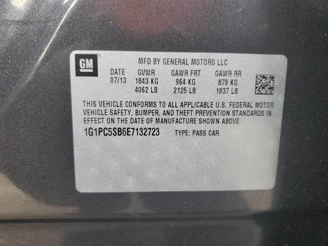 Photo 12 VIN: 1G1PC5SB6E7132723 - CHEVROLET CRUZE LT 