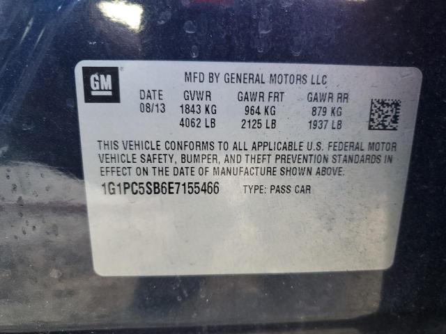 Photo 12 VIN: 1G1PC5SB6E7155466 - CHEVROLET CRUZE LT 