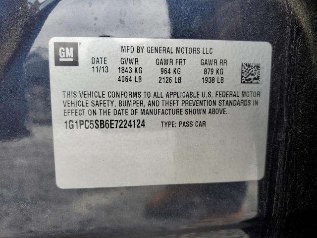 Photo 11 VIN: 1G1PC5SB6E7224124 - CHEVROLET CRUZE 