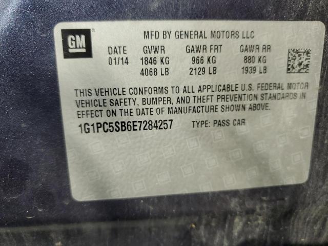 Photo 12 VIN: 1G1PC5SB6E7284257 - CHEVROLET CRUZE 