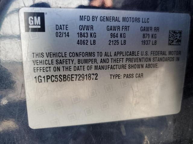 Photo 12 VIN: 1G1PC5SB6E7291872 - CHEVROLET CRUZE 