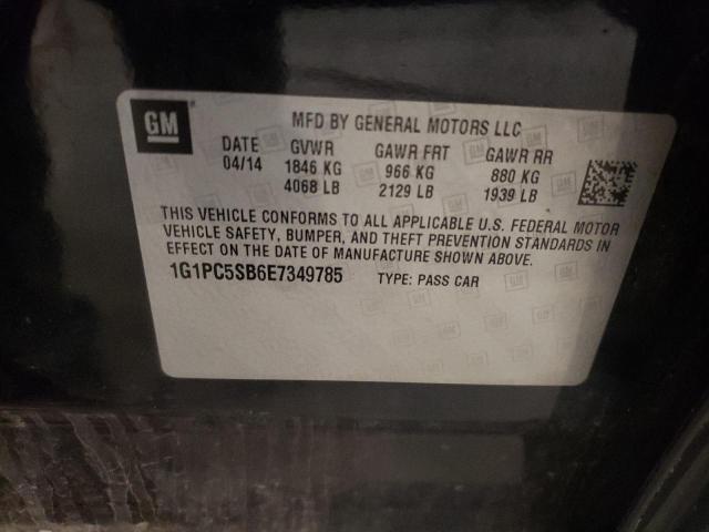 Photo 11 VIN: 1G1PC5SB6E7349785 - CHEVROLET CRUZE LT 