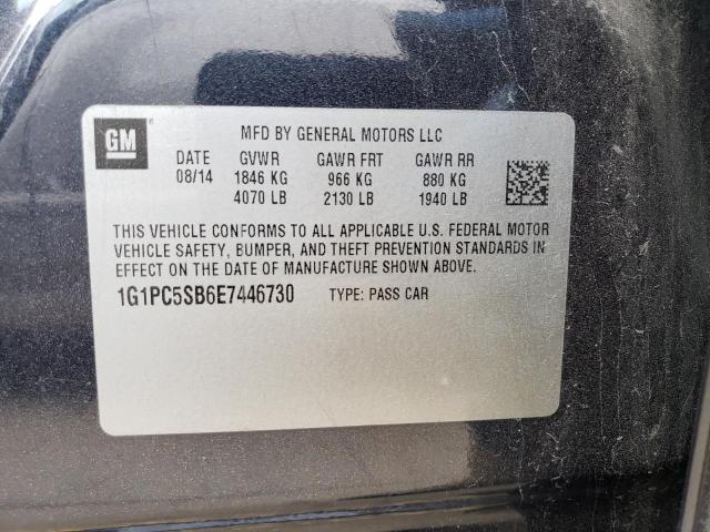 Photo 11 VIN: 1G1PC5SB6E7446730 - CHEVROLET CRUZE LT 