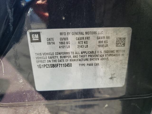 Photo 9 VIN: 1G1PC5SB6F7110450 - CHEVROLET CRUZE LT 