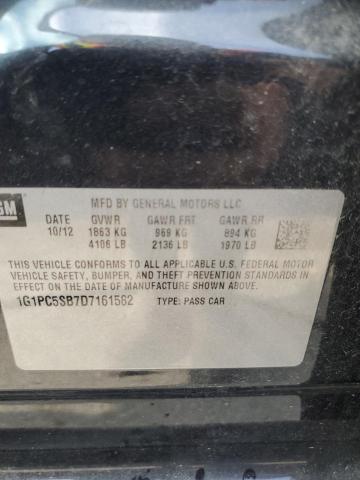 Photo 11 VIN: 1G1PC5SB7D7161582 - CHEVROLET CRUZE LT 