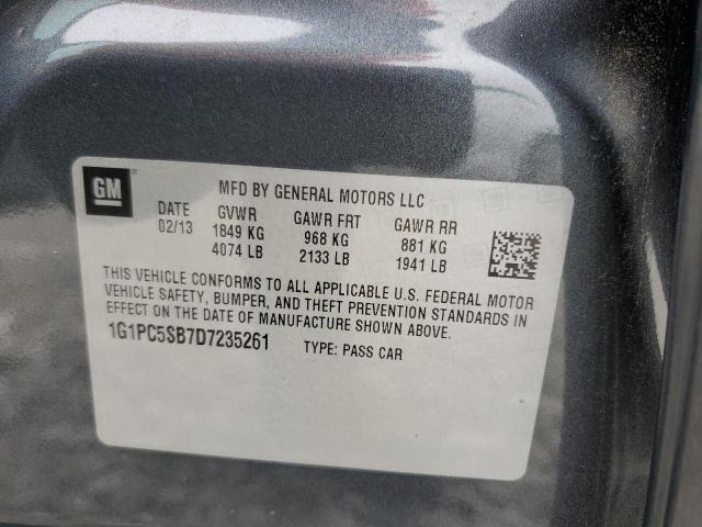 Photo 11 VIN: 1G1PC5SB7D7235261 - CHEVROLET CRUZE LT 