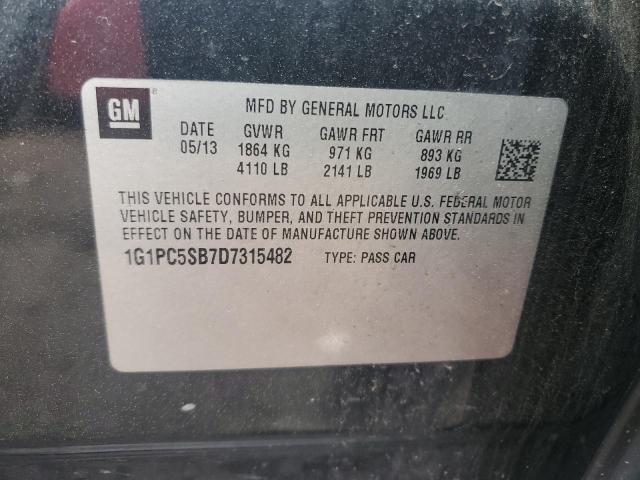 Photo 11 VIN: 1G1PC5SB7D7315482 - CHEVROLET CRUZE 