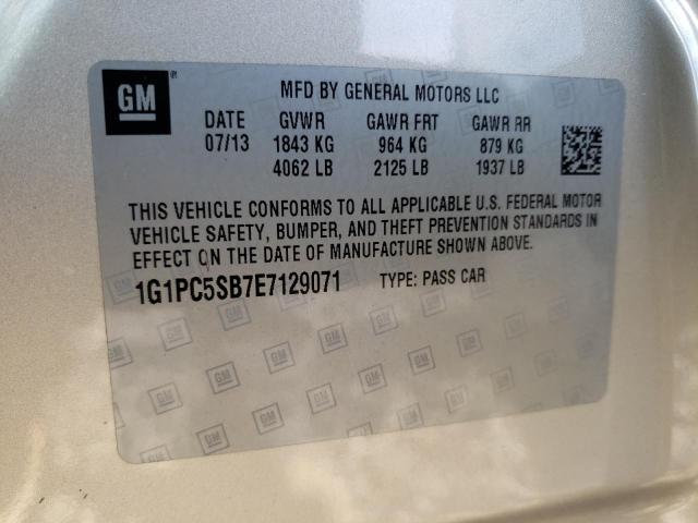 Photo 11 VIN: 1G1PC5SB7E7129071 - CHEVROLET CRUZE 