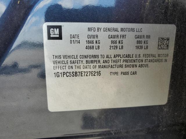 Photo 12 VIN: 1G1PC5SB7E7276216 - CHEVROLET CRUZE 