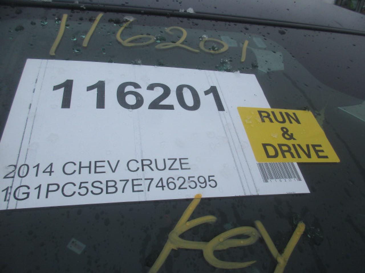 Photo 8 VIN: 1G1PC5SB7E7462595 - CHEVROLET CRUZE 