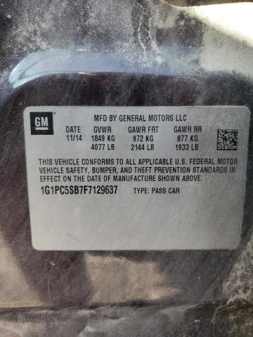 Photo 11 VIN: 1G1PC5SB7F7129637 - CHEVROLET CRUZE LT 