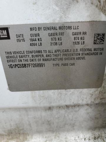 Photo 11 VIN: 1G1PC5SB7F7268991 - CHEVROLET CRUZE LT 