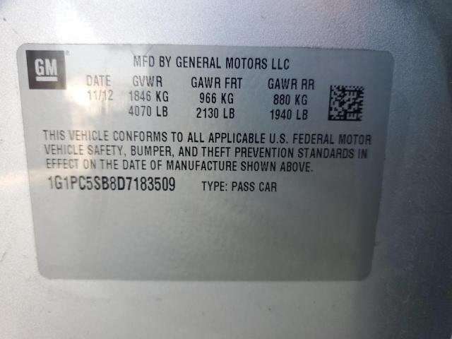 Photo 11 VIN: 1G1PC5SB8D7183509 - CHEVROLET CRUZE 