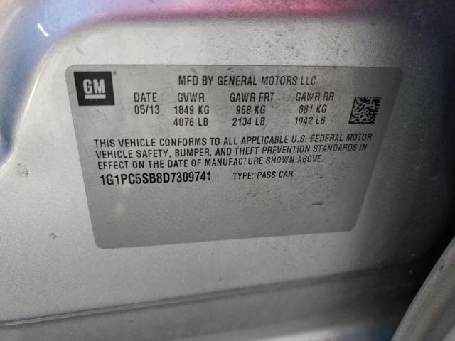 Photo 11 VIN: 1G1PC5SB8D7309741 - CHEVROLET CRUZE LT 