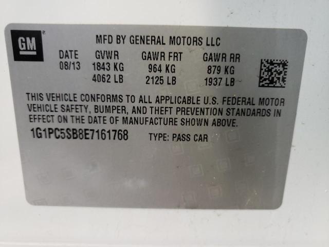 Photo 11 VIN: 1G1PC5SB8E7161768 - CHEVROLET CRUZE 