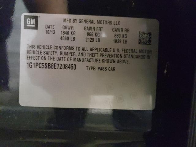 Photo 9 VIN: 1G1PC5SB8E7208460 - CHEVROLET CRUZE LT 