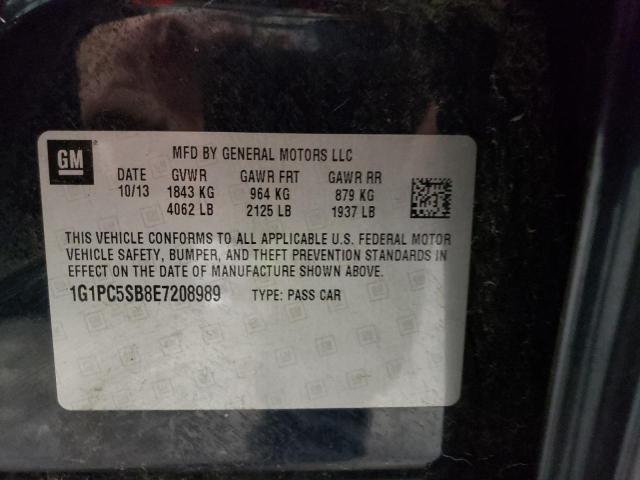 Photo 9 VIN: 1G1PC5SB8E7208989 - CHEVROLET CRUZE LT 