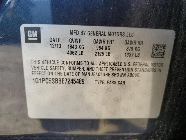 Photo 11 VIN: 1G1PC5SB8E7245489 - CHEVROLET CRUZE LT 