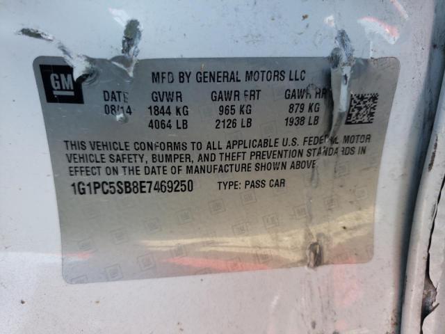 Photo 9 VIN: 1G1PC5SB8E7469250 - CHEVROLET CRUZE LT 