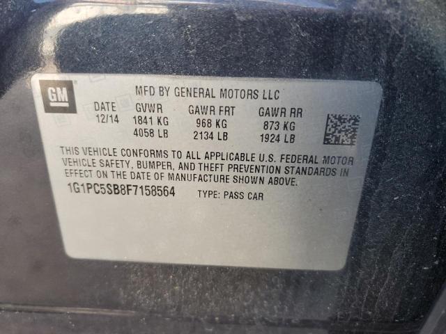 Photo 11 VIN: 1G1PC5SB8F7158564 - CHEVROLET CRUZE 