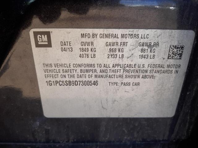 Photo 11 VIN: 1G1PC5SB9D7300546 - CHEVROLET CRUZE LT 