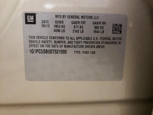 Photo 9 VIN: 1G1PC5SB9D7321090 - CHEVROLET CRUZE LT 