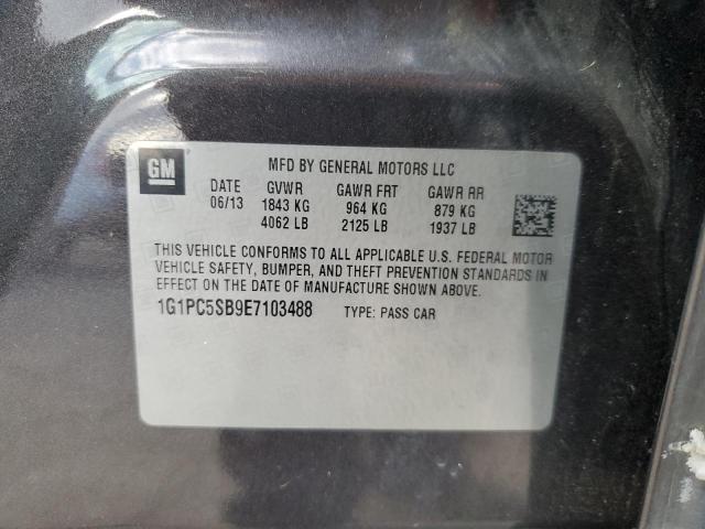 Photo 11 VIN: 1G1PC5SB9E7103488 - CHEVROLET CRUZE LT 